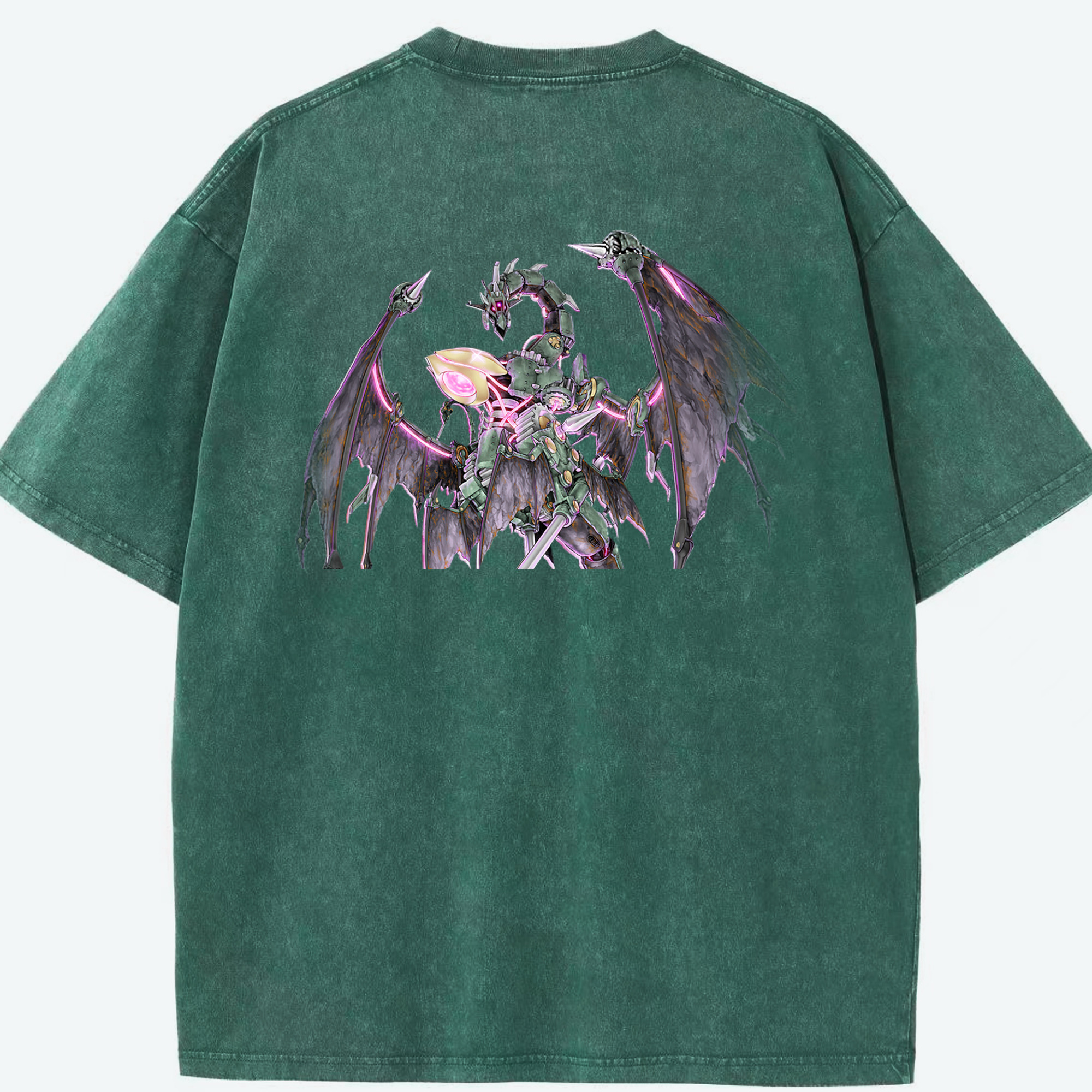 （画像用） 遊☆戯☆王 Yu-Gi-Oh! 綿100% ヴィンテージ風 半袖Tシャツ（背面プリント）
